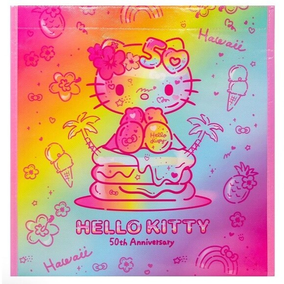 Hello Kitty Hawaii 50th Anniversary Reusable Bag Limited Edition - Picture 2 of 5